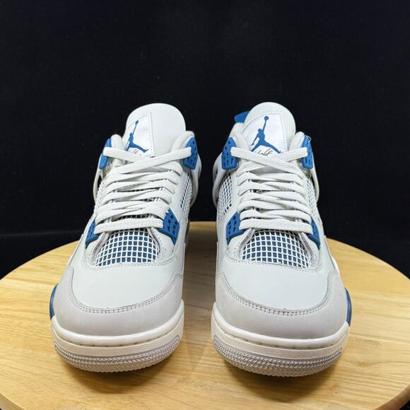 Air Jordan 4 Retro 2024 Men's Size 10.5 Sneakers Military Blue, FV5029-141 - Picture 3 of 8